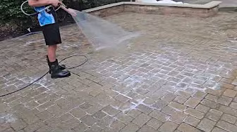 Paver patio restoration in Worthington OH